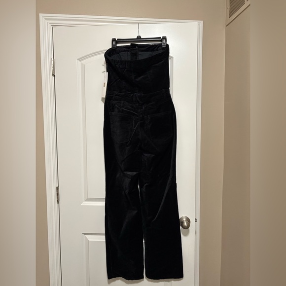 Good American Velvet Black Strapless Jumpsuit - Picture 5 of 8